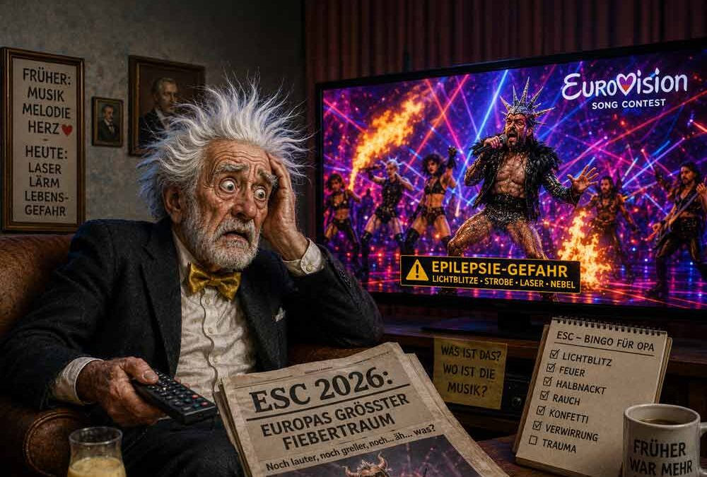 Opa beim ESC: Zwischen Musikfestival und Nahtoderfahrung