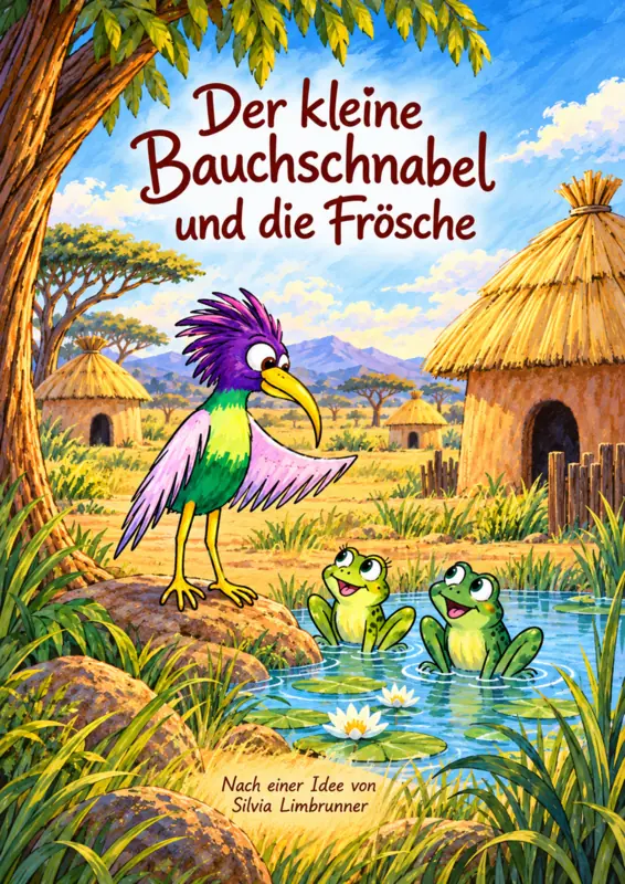 Der kleine Bauchschnabel und die Frösche